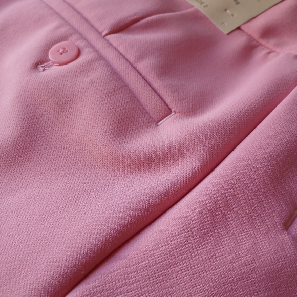 Rachel Zoe Pink Trousers, High-rise, Slim Leg, Barbie Pink, Sz 2, Stretch - Picture 10 of 10
